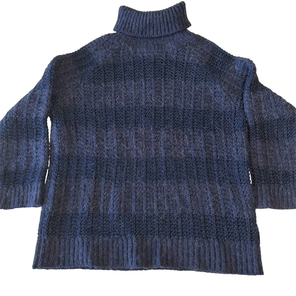 LAUREN Ralph Lauren Turtleneck Sweater Sz Large Navy Blue